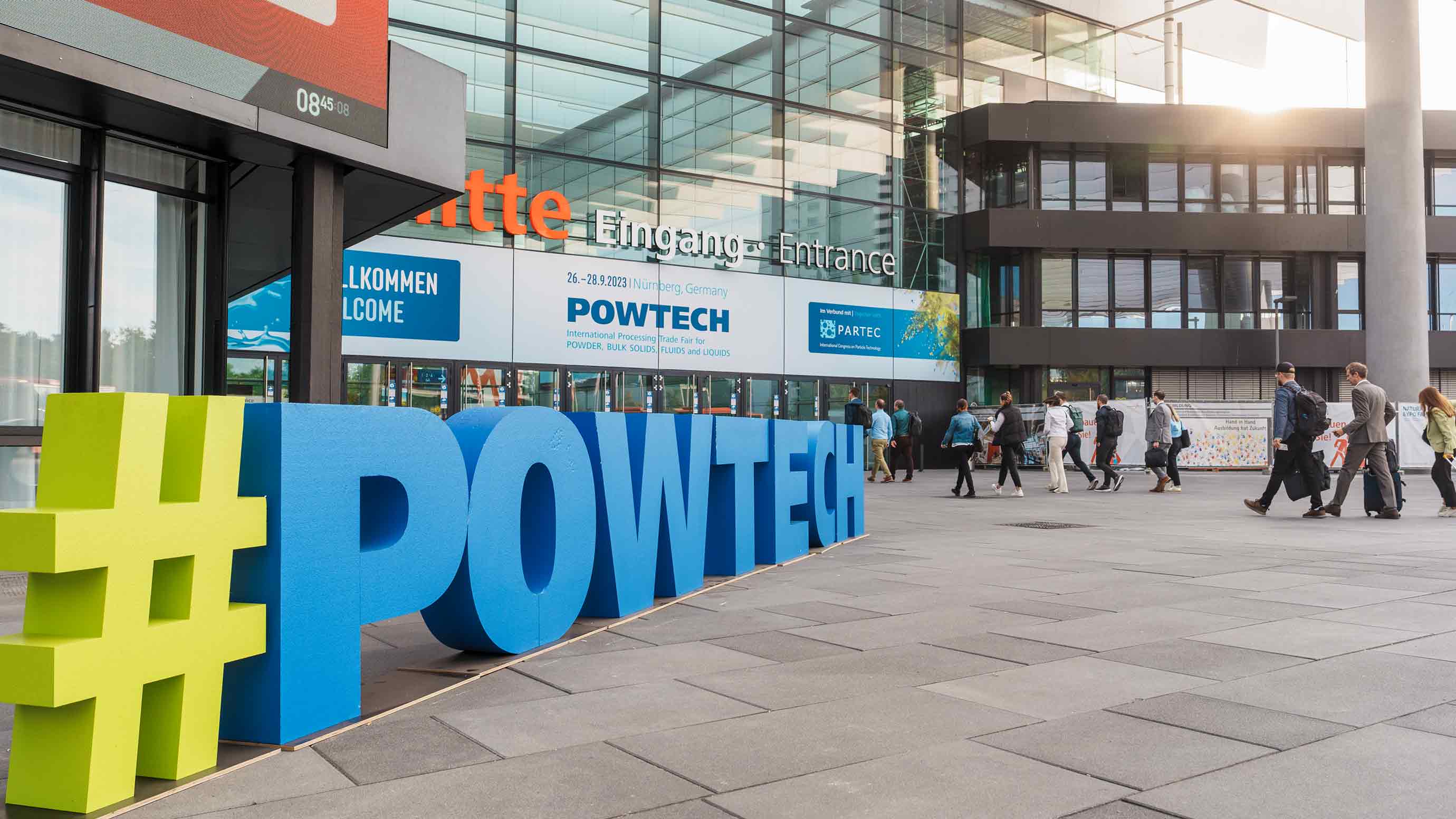 POWTECH at the NürnbergMesse exhibition center
